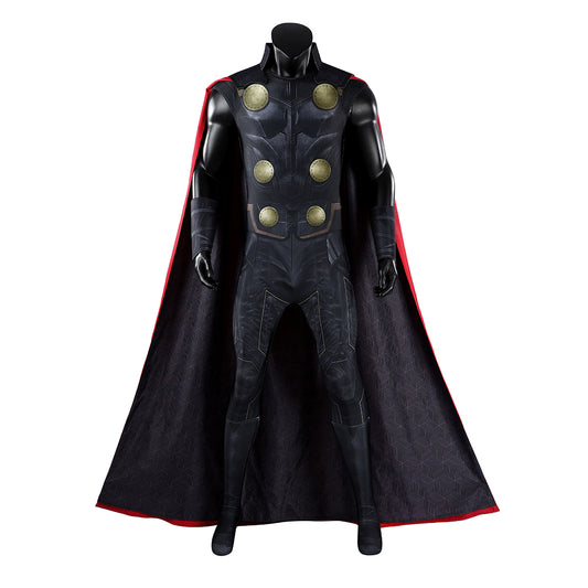 COSKEYFM Thor Costume Bodysuit with Cloak 3D Print Avengers 5 Doomsday Cosplay Outfit