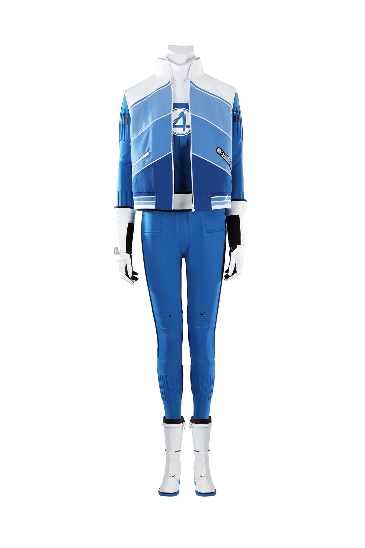 COSKEYFM Invisible Woman Cosplay Costume Avengers 5 Full Set Halloween Outfit