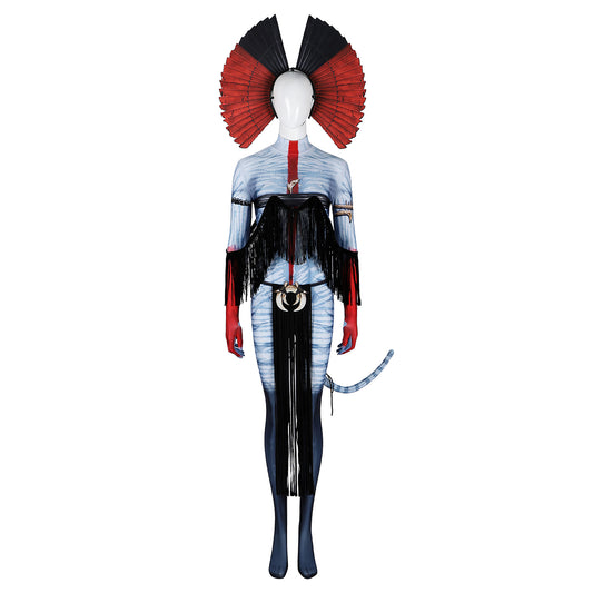 COSKEYFM Womens Varang Costume Outfit with Headwear Halloween Varang Costume Bodysuit