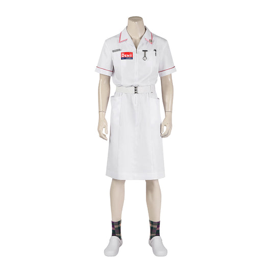 COSKEYFM The Dark Knight Joker Nurse Costume Batman  Heath Ledger Joker Nurse Outfit