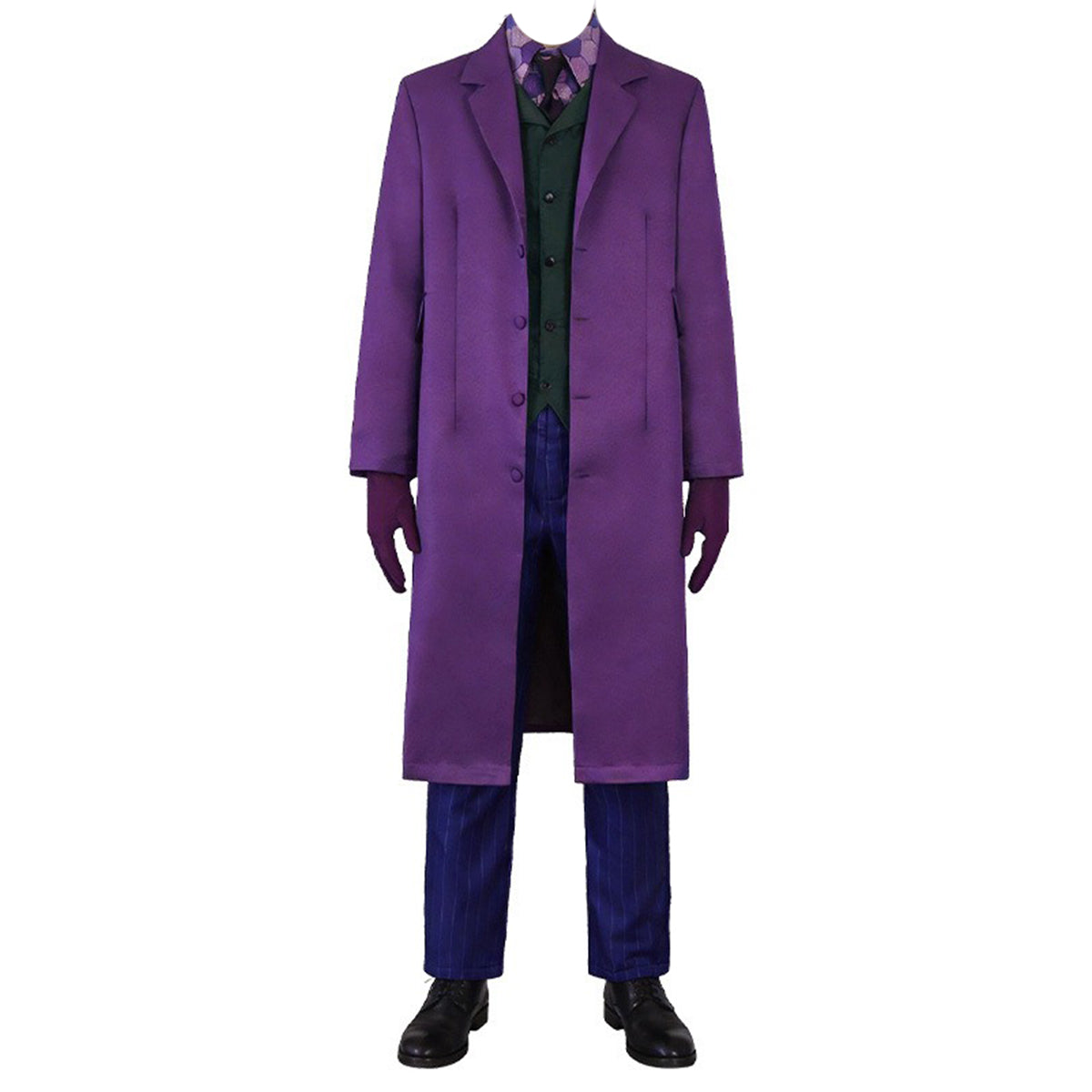 COSKEYFM The Dark Knight Joker Costume Bat Heath Ledger Joker Costume