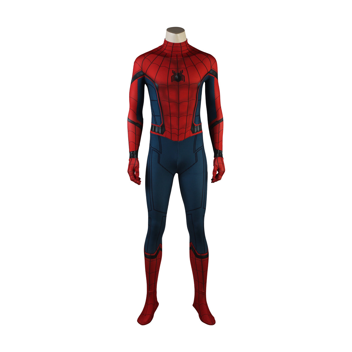 COSKEYFM Peter Benjamin Parker Costume Suit Civil War Spiderman Costume 3D Shade Spandex Fullbody Halloween Cosplay Spider-man Superhero Costume For Adult