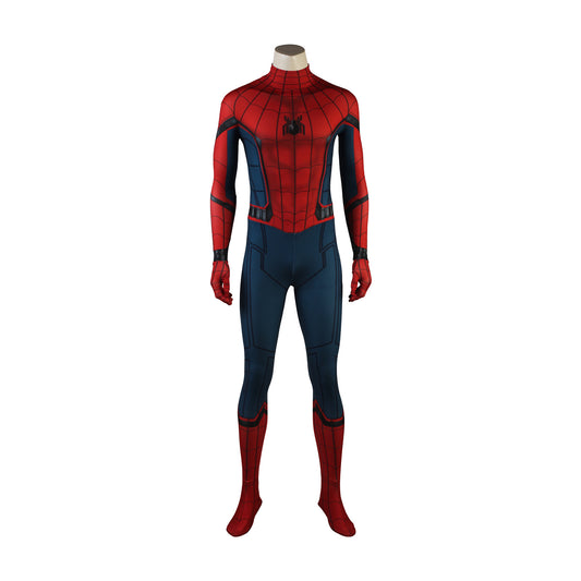 COSKEYFM Peter Benjamin Parker Costume Suit Civil War Spiderman Costume 3D Shade Spandex Fullbody Halloween Cosplay Spider-man Superhero Costume For Adult