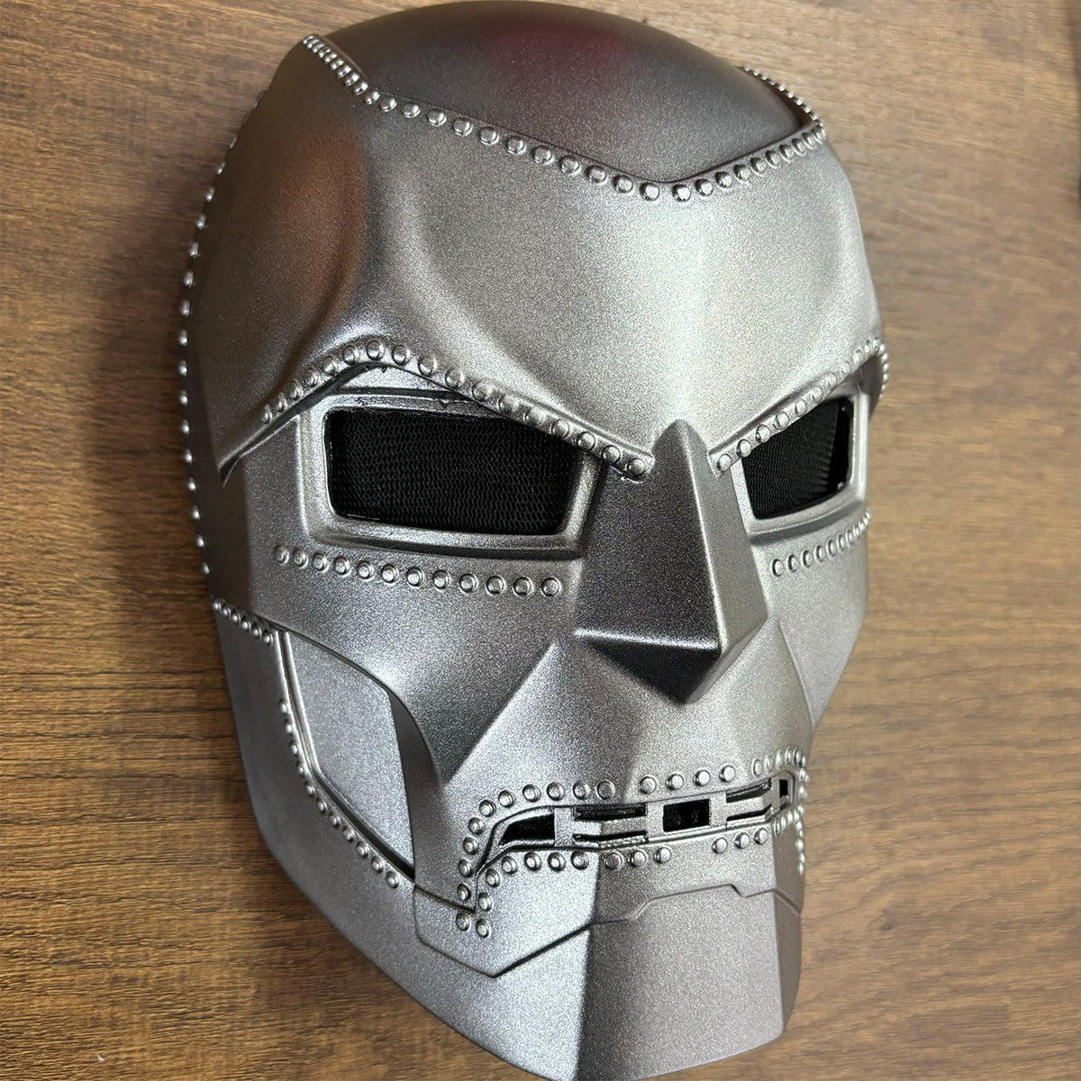COSKEYFM Unisex Doctor Doom Costume Mask Halloween Dr Doom Mask
