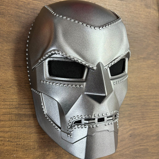 COSKEYFM Unisex Doctor Doom Costume Mask Halloween Dr Doom Mask