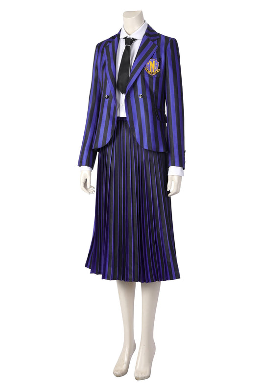 COSKEYFM Enid Sinclair Bianca Barclay Costume Wednesday2 The Addams Family  Nevermore Academy uniform