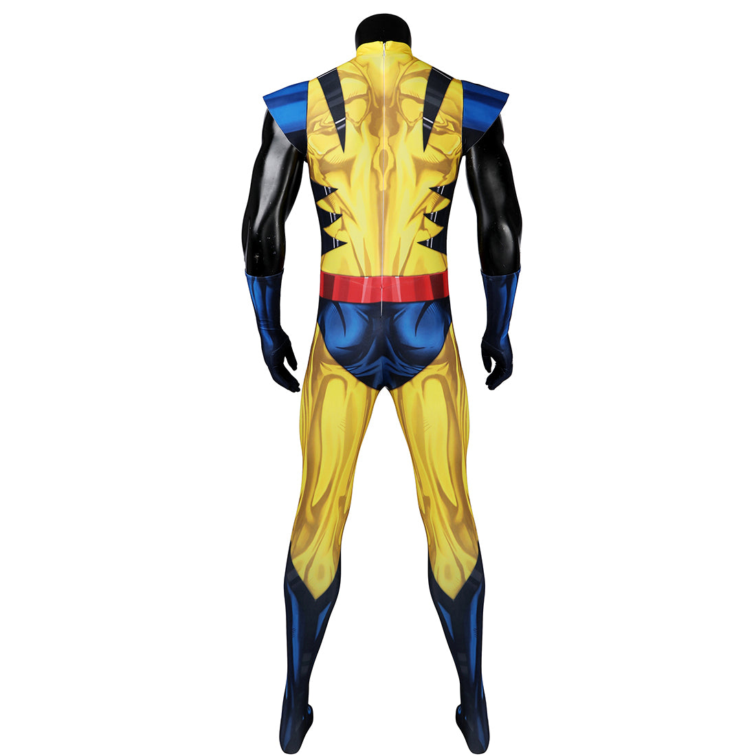 COSKEYFM Mens Wolverine Costume Jumpsuit James Howlett Costume Halloween XMEN97 Costume