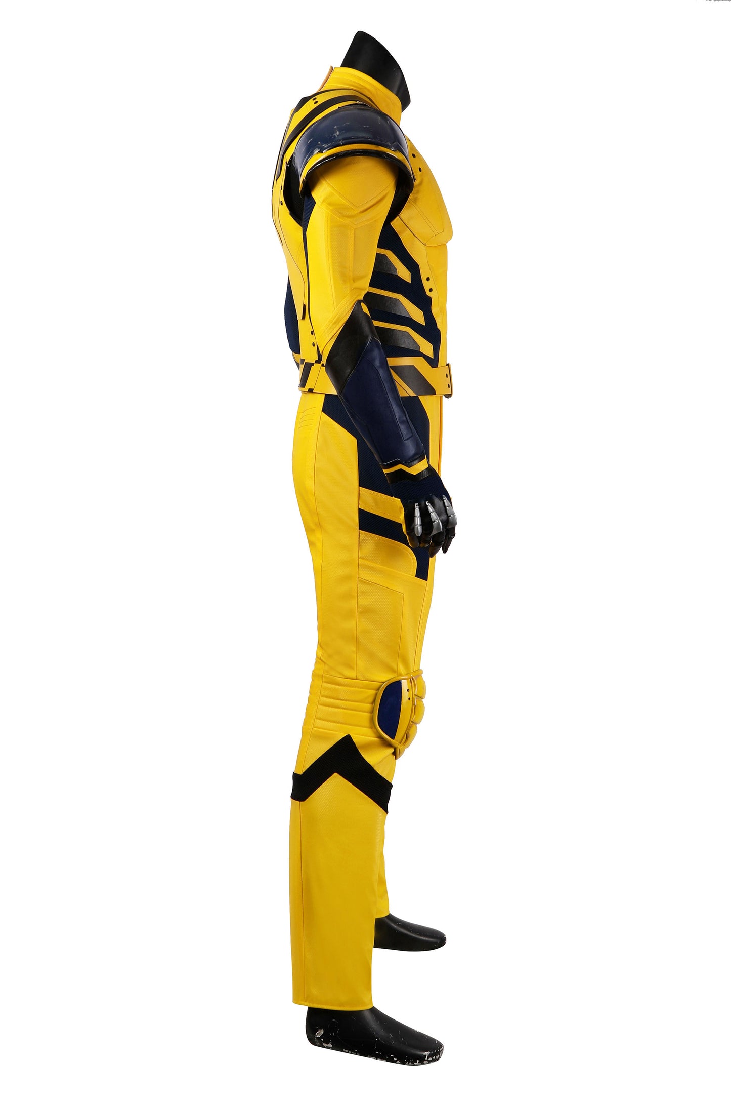 COSKEYFM Wolverine Costume Outfit Halloween Wolverine Costume Full Set Deadpool3 Wolverine