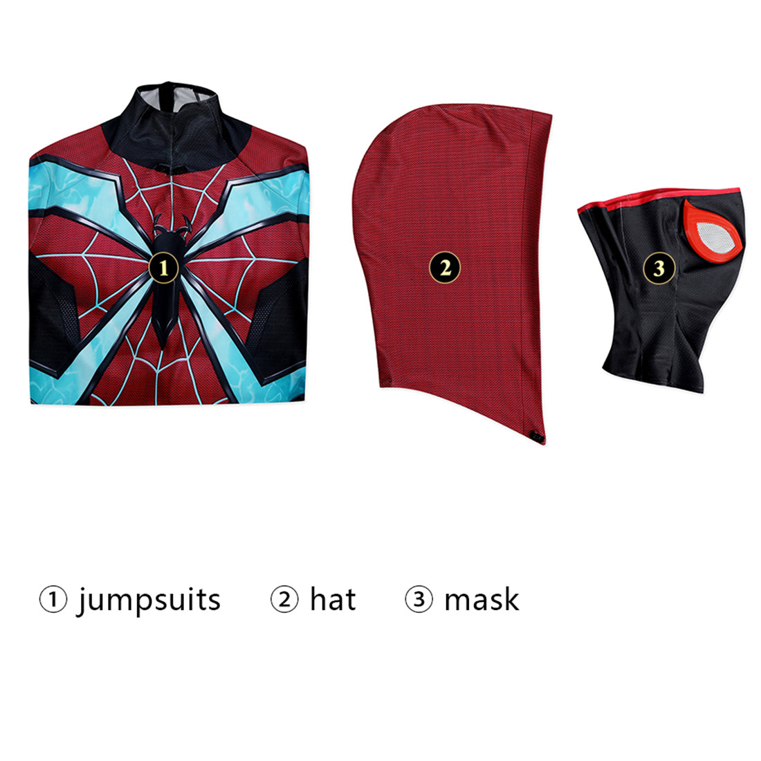 COSKEYFM  Marvel's Spider-Man 2 - Evolve Suit Miles Costume Bodysuit