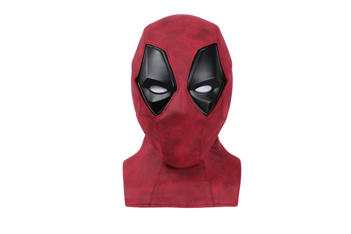 COSKEYFM Deadpool Mask Wade with Magnetic Removable Eye Panels Wilson Cosplay Headgear