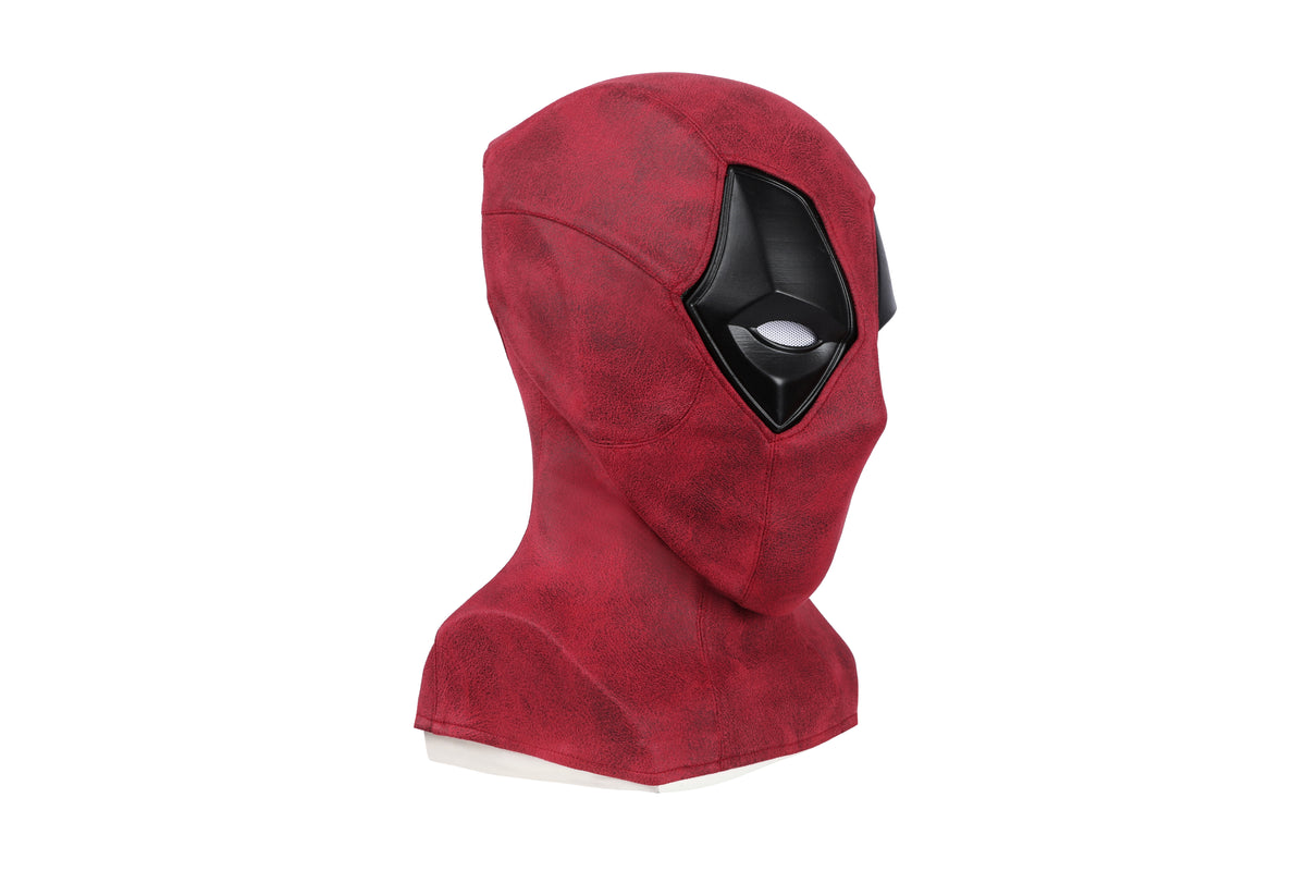 COSKEYFM Deadpool Mask Wade with Magnetic Removable Eye Panels Wilson Cosplay Headgear