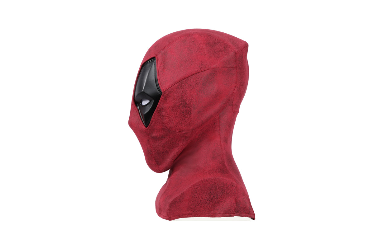 COSKEYFM Deadpool Mask Wade with Magnetic Removable Eye Panels Wilson Cosplay Headgear