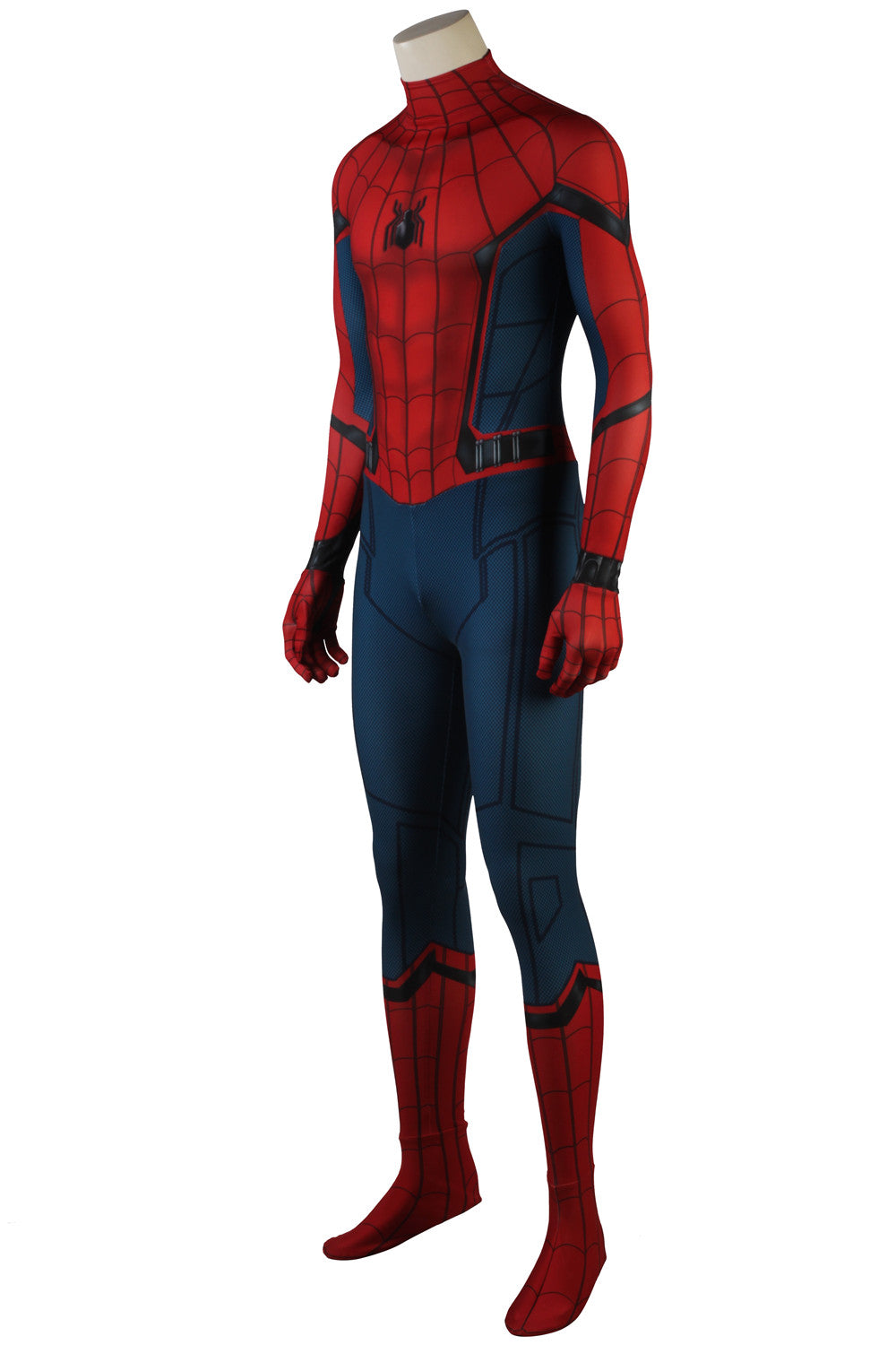 COSKEYFM Peter Benjamin Parker Costume Suit Civil War Spiderman Costume 3D Shade Spandex Fullbody Halloween Cosplay Spider-man Superhero Costume For Adult