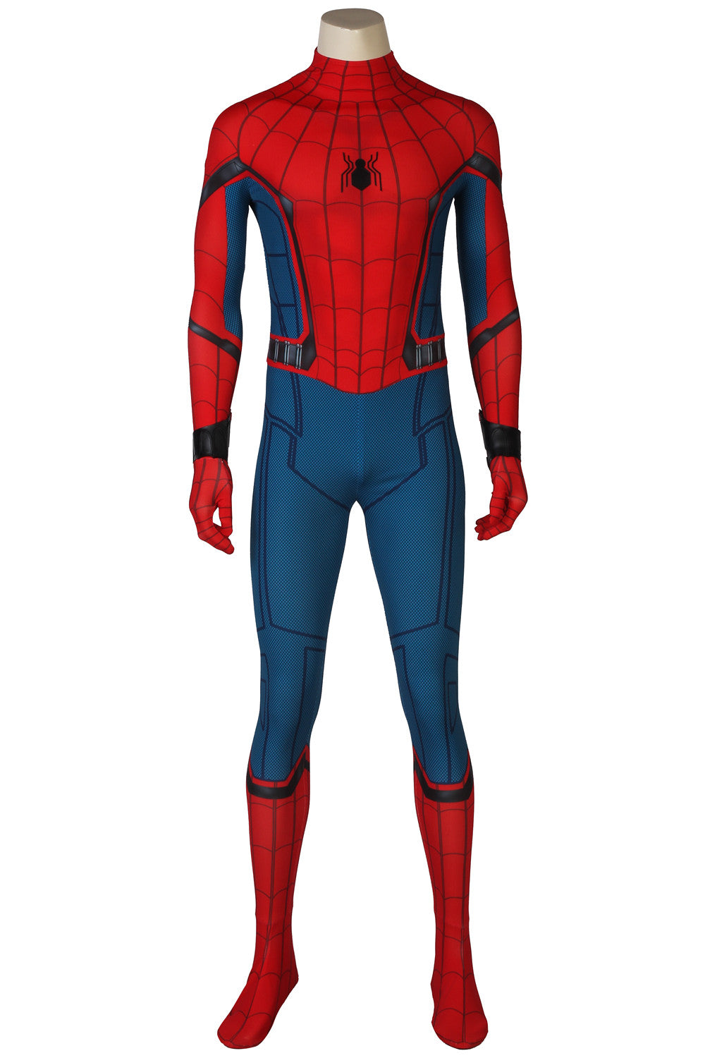 COSKEYFM Peter Parker Costume Bodysuit Civil War Spiderman Costume 3D Shade Spandex Fullbody Halloween Cosplay Spider-man Superhero Costume