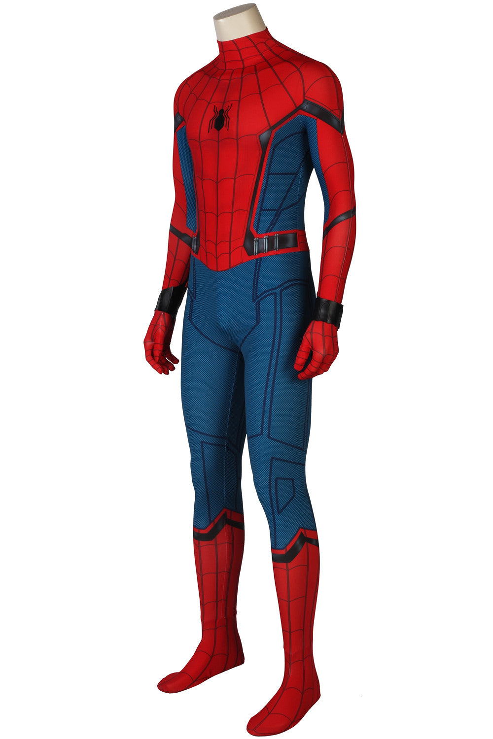 COSKEYFM Peter Parker Costume Bodysuit Civil War Spiderman Costume 3D Shade Spandex Fullbody Halloween Cosplay Spider-man Superhero Costume