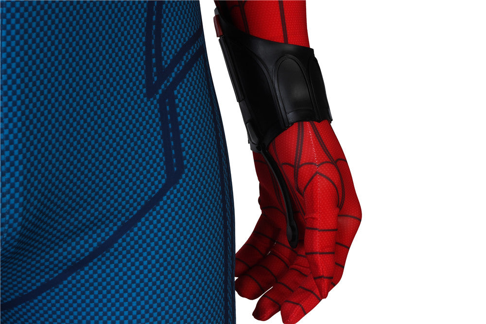 COSKEYFM Peter Parker Costume Bodysuit Civil War Spiderman Costume 3D Shade Spandex Fullbody Halloween Cosplay Spider-man Superhero Costume
