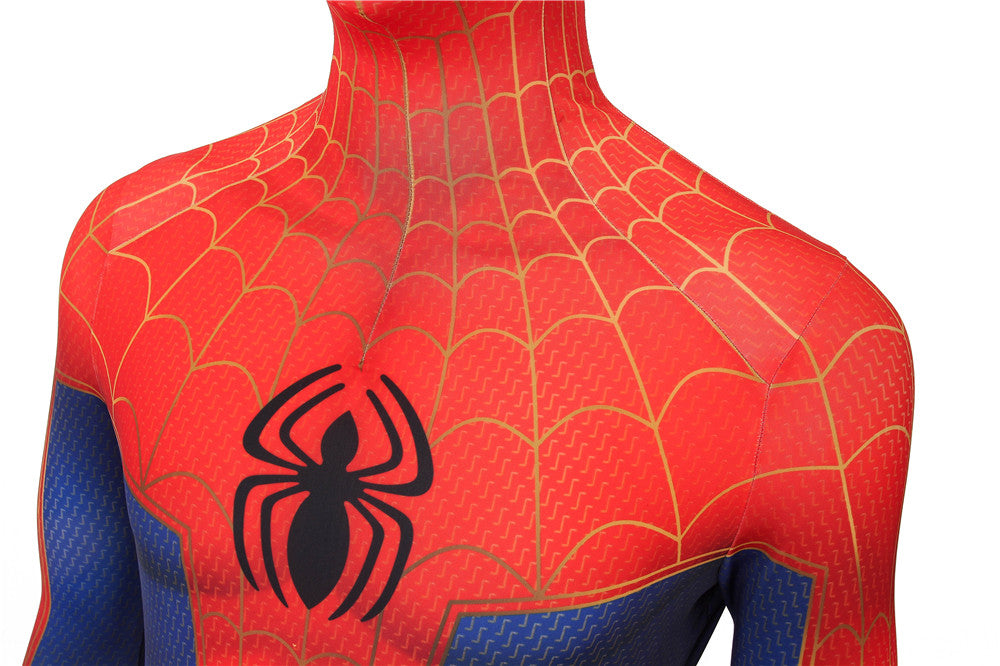 COSKEYFM Peter Parker Costume Spider-Man: Into the Spider-Verse Spider-Man Peter Parker