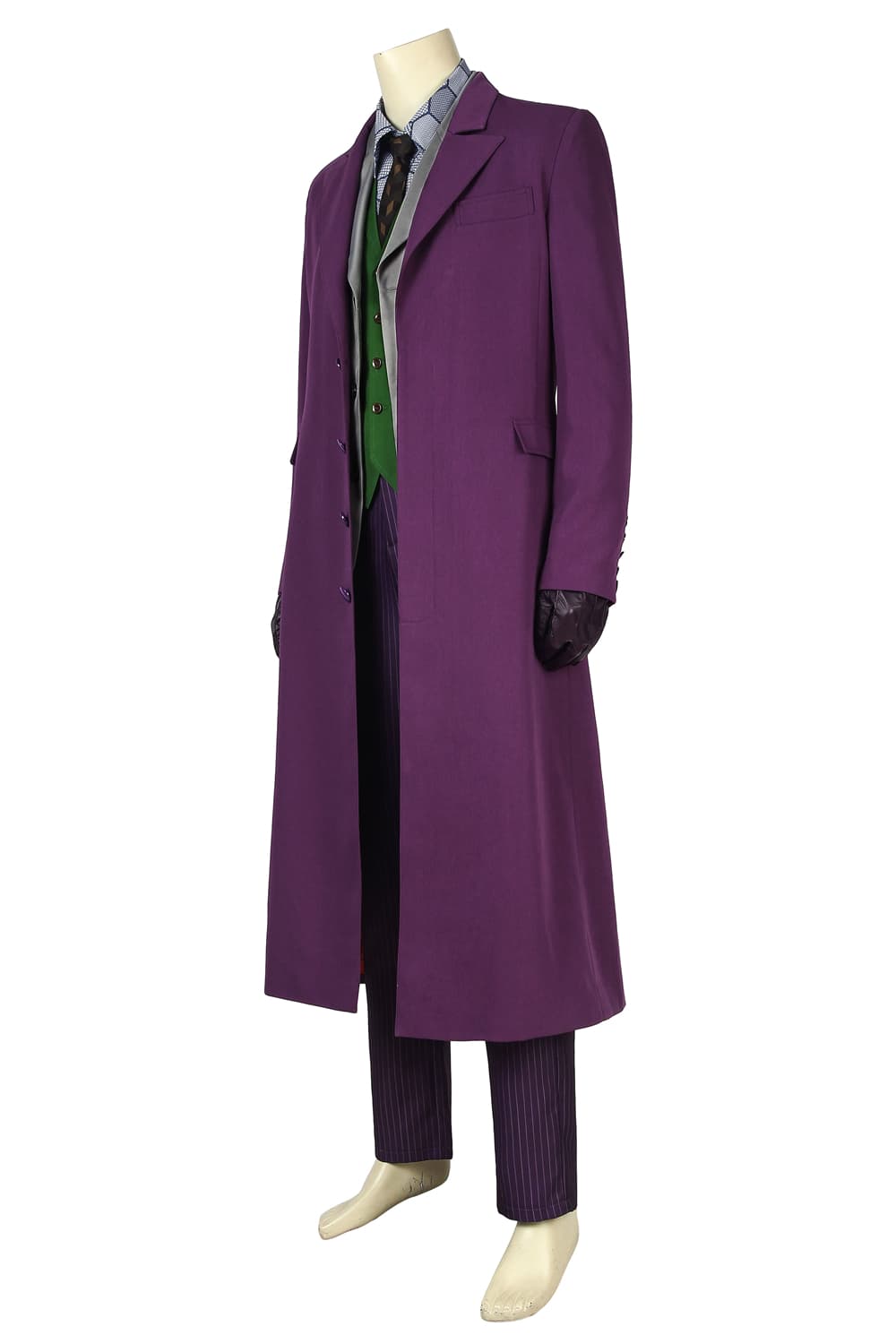 COSKEYFM The Dark Knight Joker Costume Heath Ledger Joker Costume