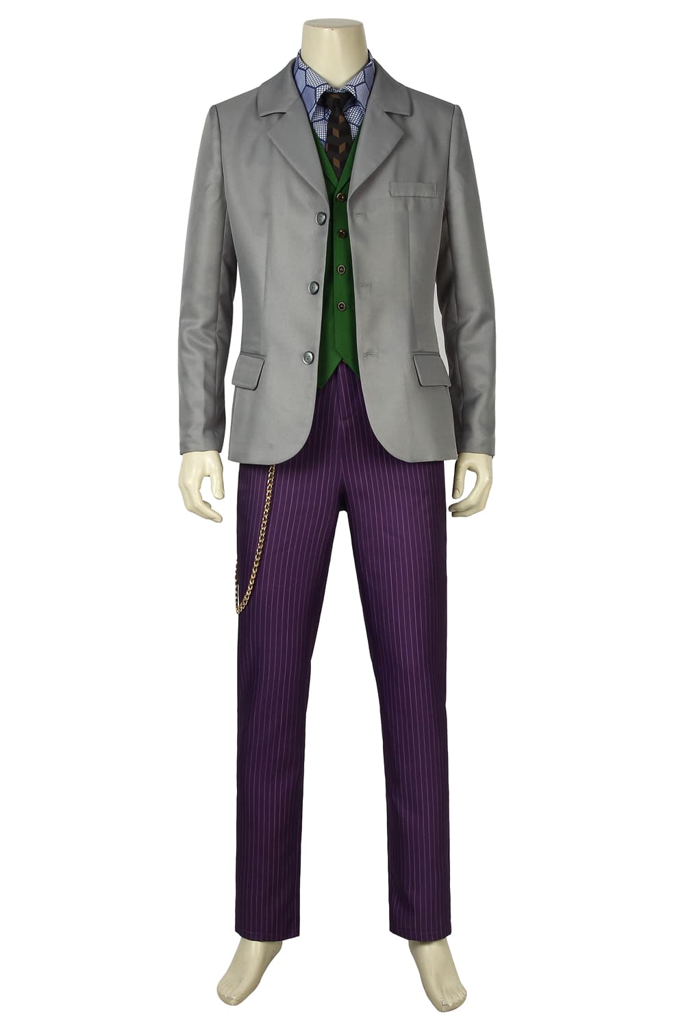 COSKEYFM The Dark Knight Joker Costume Heath Ledger Joker Costume