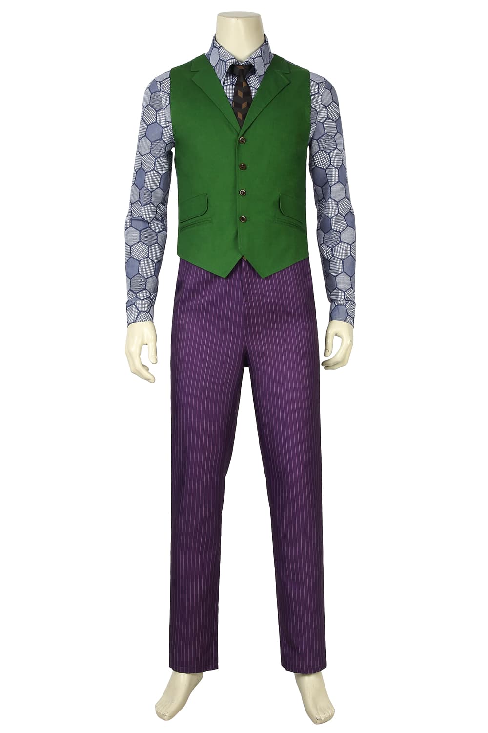 COSKEYFM The Dark Knight Joker Costume Heath Ledger Joker Costume