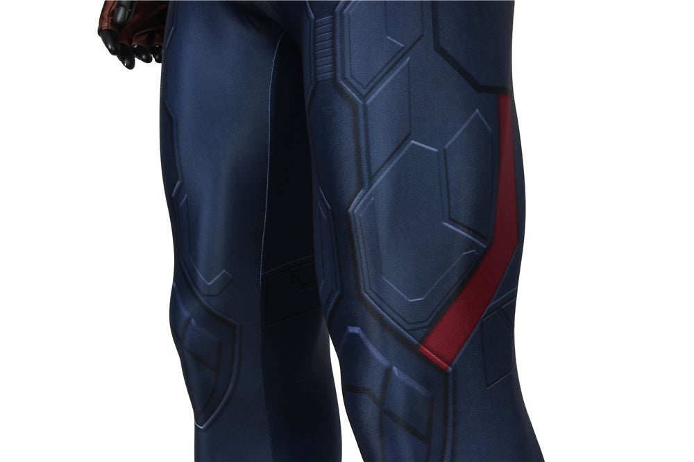 COSKEYFM Captain America Costume bodysuit Halloween Captain America Costume Jumpsuit